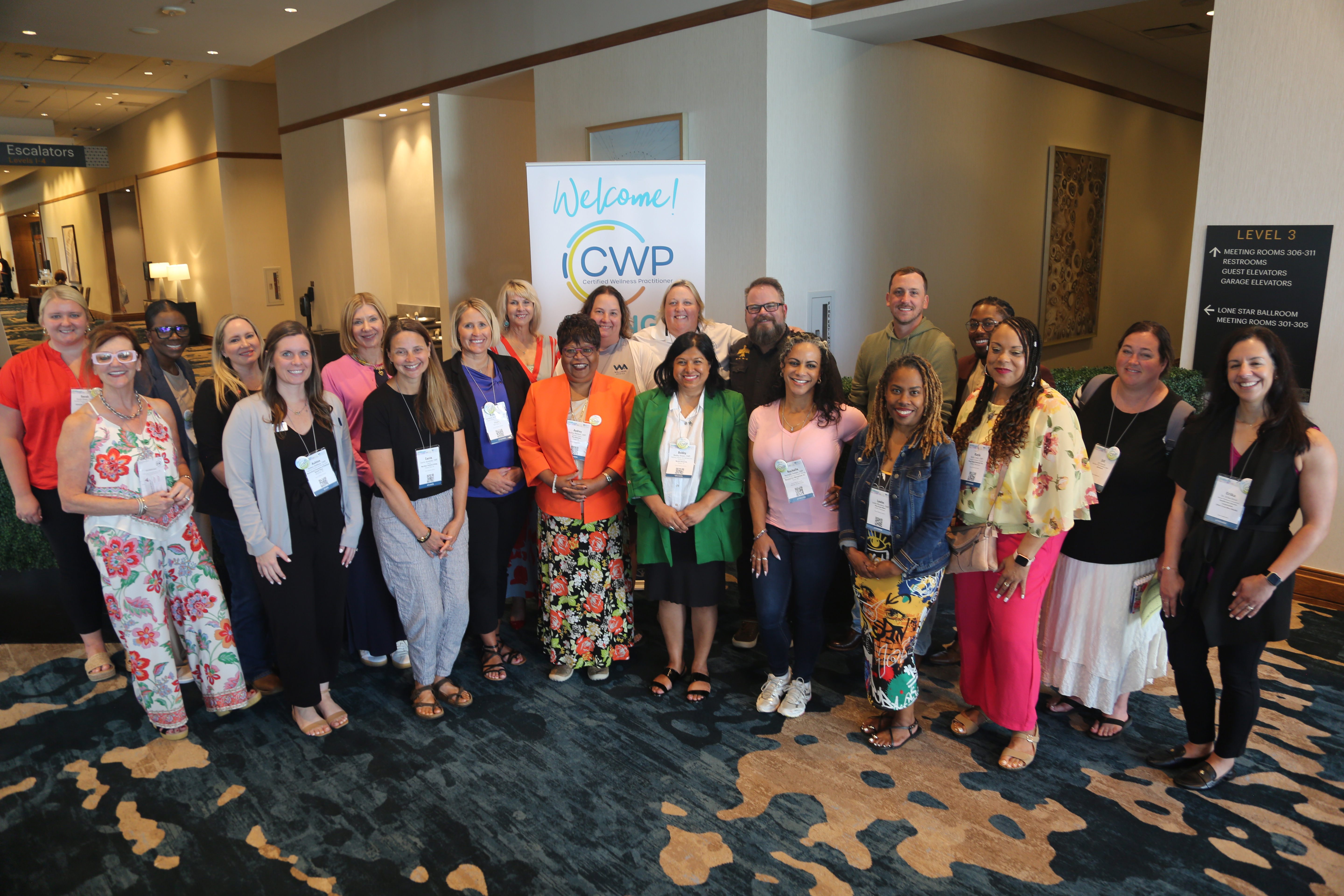CWPs gathered at the 2025 Annual Wellness Summit.