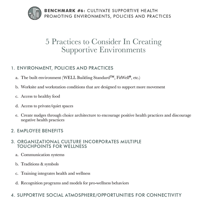 5 Practices to Consider In Creating Supportive Environments