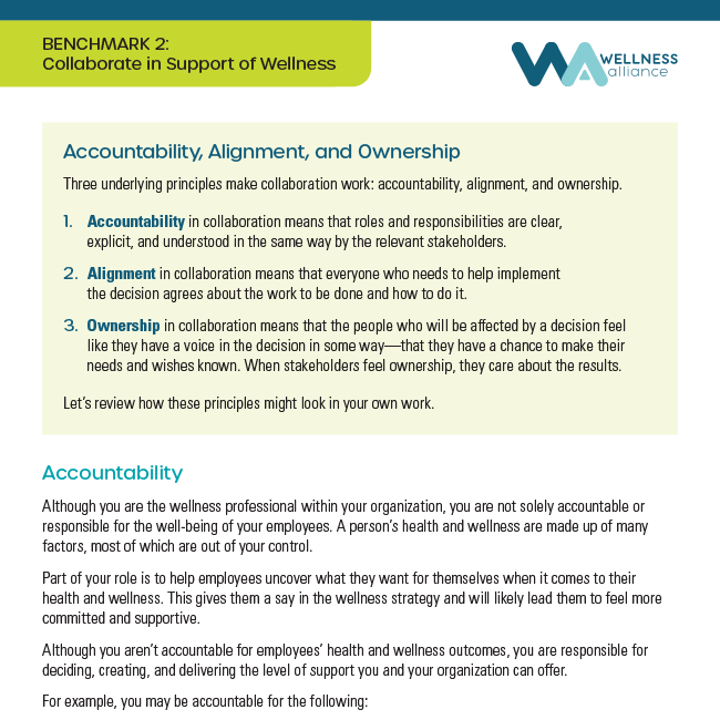 Accountability, Alignment, and Ownership