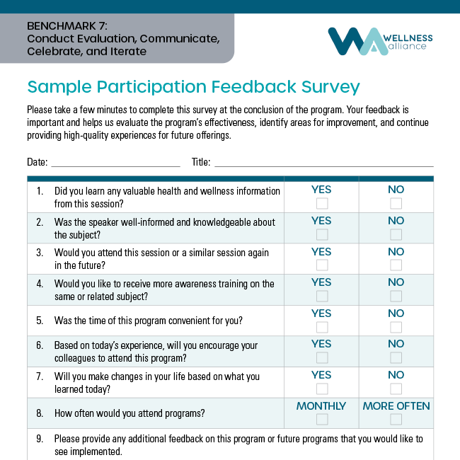 Employee Survey Sample