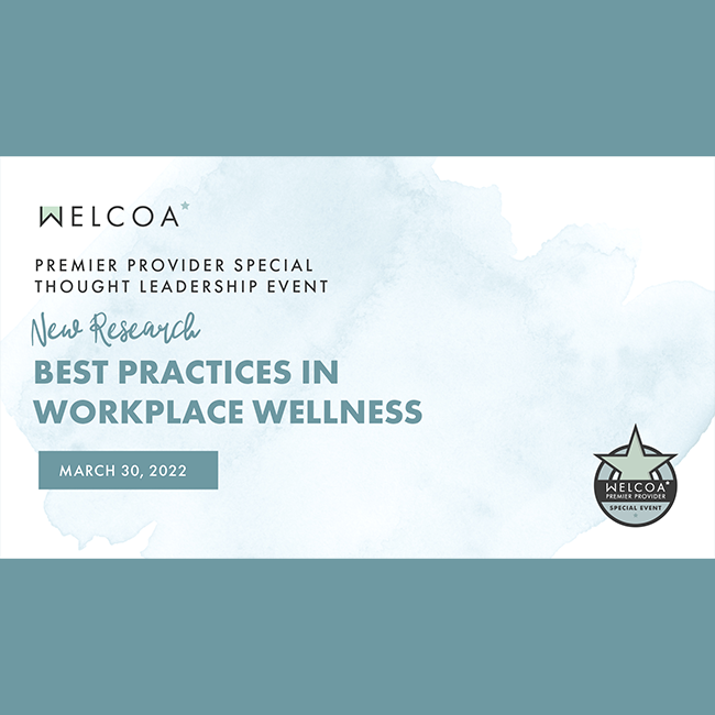 New Research: Best Practices in Workplace Wellness