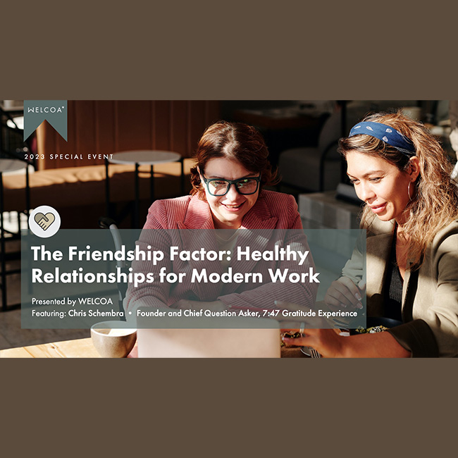 The Friendship Factor: Healthy Relationships for Modern Work with Chris Schembra