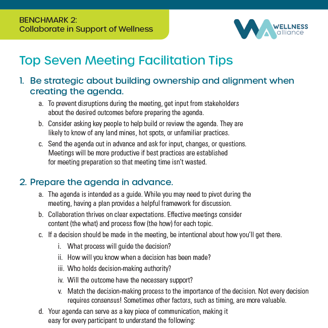 Top 7 Meeting Facilitation Tips