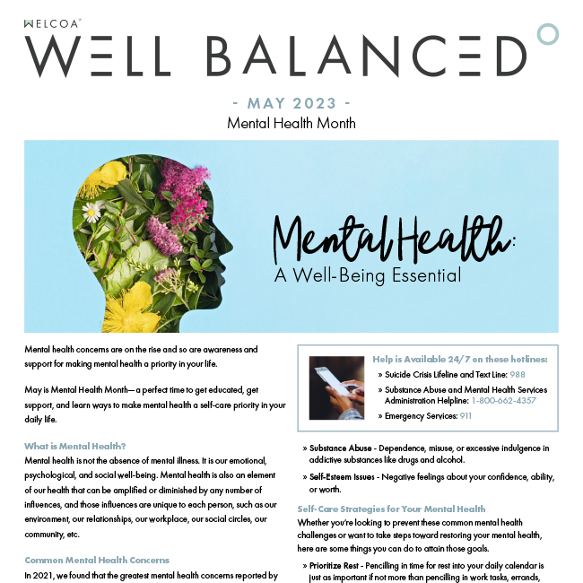 Well Balanced: May 2023