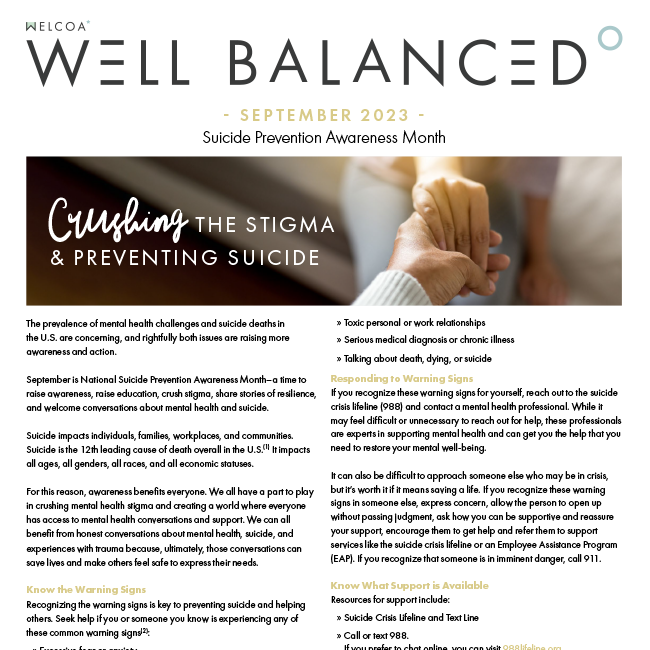 Well Balanced: September 2023