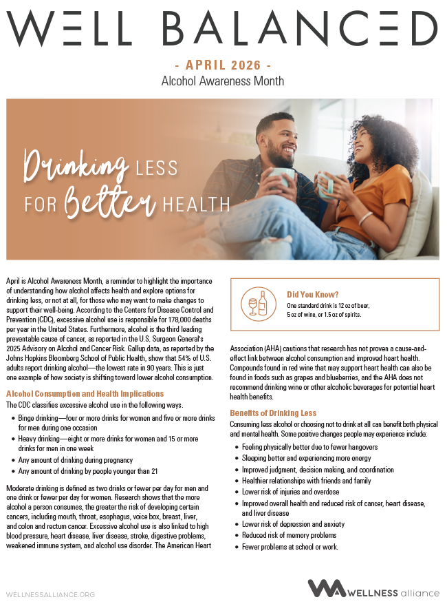 Well Balanced: April 2026