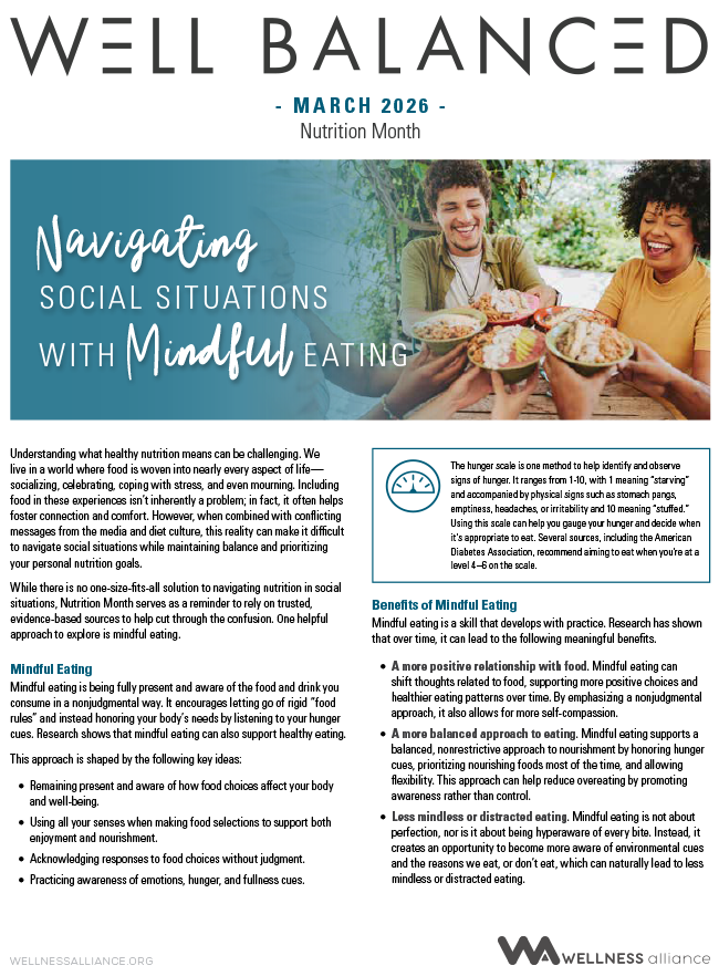 Well Balanced: March 2026