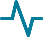 Icon of a pulse/heartbeat
